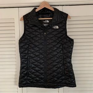 North Face Black Puffer Vest